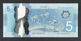 2013 Canada Polymer $5 RADAR Number (HCY) 7454547 BC-69c Pick-106c GEM UNC unz