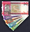 UK (Great Britain) 50 Pound Jersey 1, 5, 10, 20 2010 MATCHING LOW # 000922 GEM UNC PMG 64 - 67 EPQ