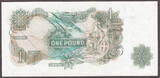 UK (Great Britain) Pound 1966-70 England One  QEII ND J.S Fforde Pick-374e Crisp Original UNC unz