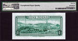 UK (Great Britain) Pound 1983 Isle of Man QEII One  ND TYVEK Prefix- N Pick-38 GEM UNC PMG 66 EPQ