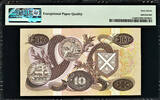 10 Pounds 1990 Scotland  Pick-113d SUPERB GEM UNC PMG 67 EPQ
