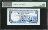 Gambia 10/- Shillings COLOR TRIAL SPECIMEN 1965-70 Pick-2cts GEM UNC PMG 66 EPQ