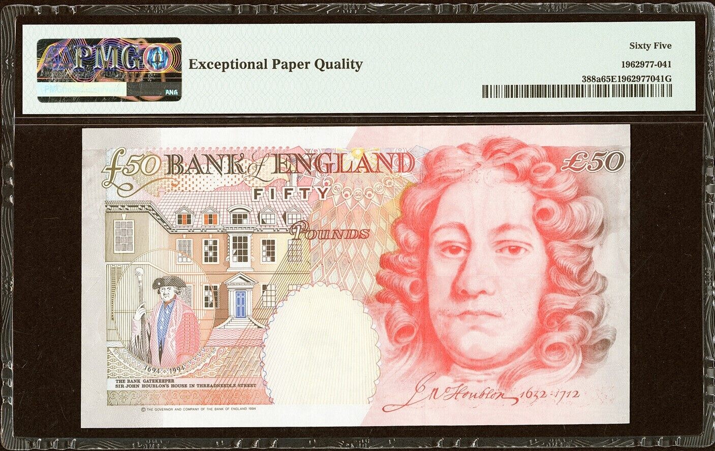 Great Britain 5 Pounds Banknote (2004) – P-391c, Queen Elizabeth II – Uncirculated, UNC England