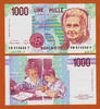 Italy/ San Marino/ Vatican 1000 Lire Italy Pick-114a Gem UNC -