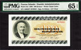 100 Kronur Faeroe Islands Pick-21d GEM UNC PMG 65 EPQ -