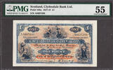 UK (Great Britain) Pound Scotland Clydesdale Bank Ltd One 23rd Feb Pick-189a About UNC PMG 55 -