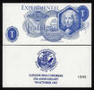 UK (Great Britain) ENGLAND - IBNS Lord Nelson Blue Color EXPERIMENTAL Note Watermark Paper UNC -