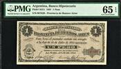 Peso Argentina One Pick-S615 GEM UNC PMG 65 EPQ **ONLY FINEST KNOWN** -