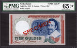 Netherlands 10 Gulden Netherlands SPECIMEN Pick-85s GEM UNC PMG 65 EPQ / STAR -