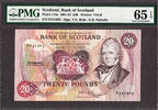 20 Pounds Scotland 5th November 1985 Pick-114e GEM UNC PMG 65 EPQ -