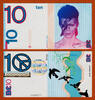 UK (Great Britain) 10 Pounds England,s Transition Town Brixton DAVID BOWIE Brand UNC -