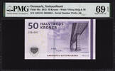 Denmark 50 Kroner Denmark Pick-65e SUPERB GEM UNC PMG 69 EPQ -