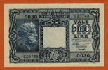 Italy/ San Marino/ Vatican 10 Lire Italy Pick-32a Signature - Ventura, Simoneschi & Giovinco UNC -