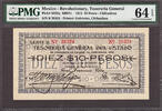 Mexico 10 Pesos Mexico - Revolutionary Chihuahua Pick-S555a CH UNC PMG 64 EPQ -