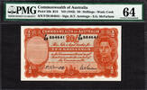 Australia Australia 10/- Shillings ND Armitage/McFarlane Pick-25b Ch UNC PMG 64 -