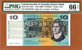 Australia Australia $10 Coombs/Wilson ND (1966) Pick-40a GEM UNC PMG 66 EPQ -