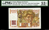 France 100 Francs France Pick-128e About UNC PMG 53 EPQ -
