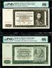 1000 Korun Bohemia & Moravia 500 & Pick-12a & 15a GEM UNC PMG 66 EPQ -