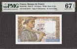 France 10 Francs France Pick-99e SUPERB GEM UNC PMG 67 EPQ -