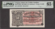 10 Centesimos Uruguay ND Pick-S162r GEM UNC PMG 65 EPQ FINEST Known ! -