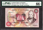 20 Pounds Scotland 30th September 1983 Pick-114e GEM UNC PMG 66 EPQ -