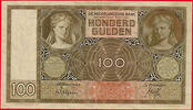 Netherlands 100 Gulden Netherlands Unlisted Date Pick-51a Rare -