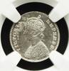 2 Annas British India Victoria 1877-C S&W-6.347 Type-A1 NGC UNC Details -