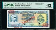 50 Lempiras Honduras SPECIMEN Pick-54s CH UNC PMG 63 -