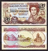 20 Pounds Falkland Islands QEII Pick-19 Original UNC -