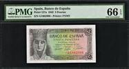 Spain 5 Pesetas Spain Pick-127a GEM UNC PMG 66 EPQ -
