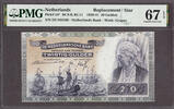 Netherlands 20 Gulden Netherlands Replacement (DU) Pick-54* SUPERB GEM UNC PMG 67 EPQ -