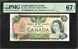 Canada 20 Dollars Canada 1979 BC-54c-i Pick-93c SUPERB GEM UNC PMG 67 EPQ -