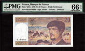 France 20 Francs France Pick-151a GEM UNC PMG 66 EPQ -