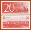 Canada Canada 2000 Local Currency TORONTO Dollars $20 UNC -