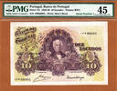 Portugal 10 Escudos Portugal Low Serial 1PR 00001 Pick-121 EF PMG 45 -