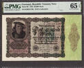Germany 50,000 Mark Germany Prefix Letter (E) Pick-80 GEM UNC PMG 65 EPQ -