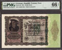 Germany 50,000 Mark Germany Prefix Letter (E) Pick-80 GEM UNC PMG 66 EPQ -