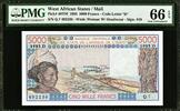  5000 Francs 1985 West African States Mali Letter D  Pick-407Df GEM UNC ... 234,40 EUR  zzgl. 19,60 EUR Versand
