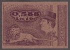 Denmark Elleore, Denmark Local Currency 0.588 Leo d' Or ND W/o Serial Variety UNC -