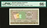  20 Francs 15.3.1969 Rwanda  Pick-6a GEM UNC PMG 66 EPQ Rwanda  Pick-6a ... 42,61 EUR  zzgl. 19,60 EUR Versand