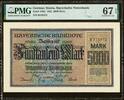 Germany German States Bayerische 5000 Mark 1922 P-S925 Superb GEM UNC PMG 67 EPQ -