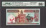 Iran Iran 1000 Rials ND (1982-2002) SPECIMEN Pick-138s GEM UNC PMG 66 EPQ -
