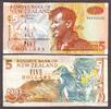 New Zealand New Zealand 5 Dollars ND (1992) Prefix 'AA' Pick-177a ORIGINAL UNC -