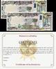 Iraq IRAQI Dinar 100,000 (2 x 50000) Year 2020-24 with COA Authentic & UV Passed UNC -