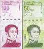 Venezuela PAIR of 50 & 100 DIGITALES Bolivares 2021 UNC -