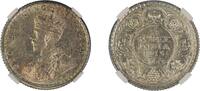 India British India KGV 1913 (C) 1/4 Rupee NGC MS-61 -