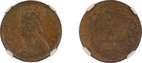 India British India 1/12 Anna 1862 (C) NGC Graded MS-62 BN -