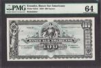Ecuador Ecuador 100 Sucres 1920 Remainder Pick-S254r CH UNC PMG 64 -