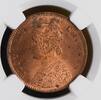 India British India 1/4 Anna VICTORIA 1894 (C) NGC Graded MS 63 RB -