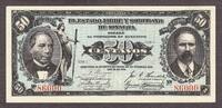 Mexico Mexico Revolutionary Currency 50 Centavos 1915 FANCY Serial 86000 Pick-S1042 UNC -